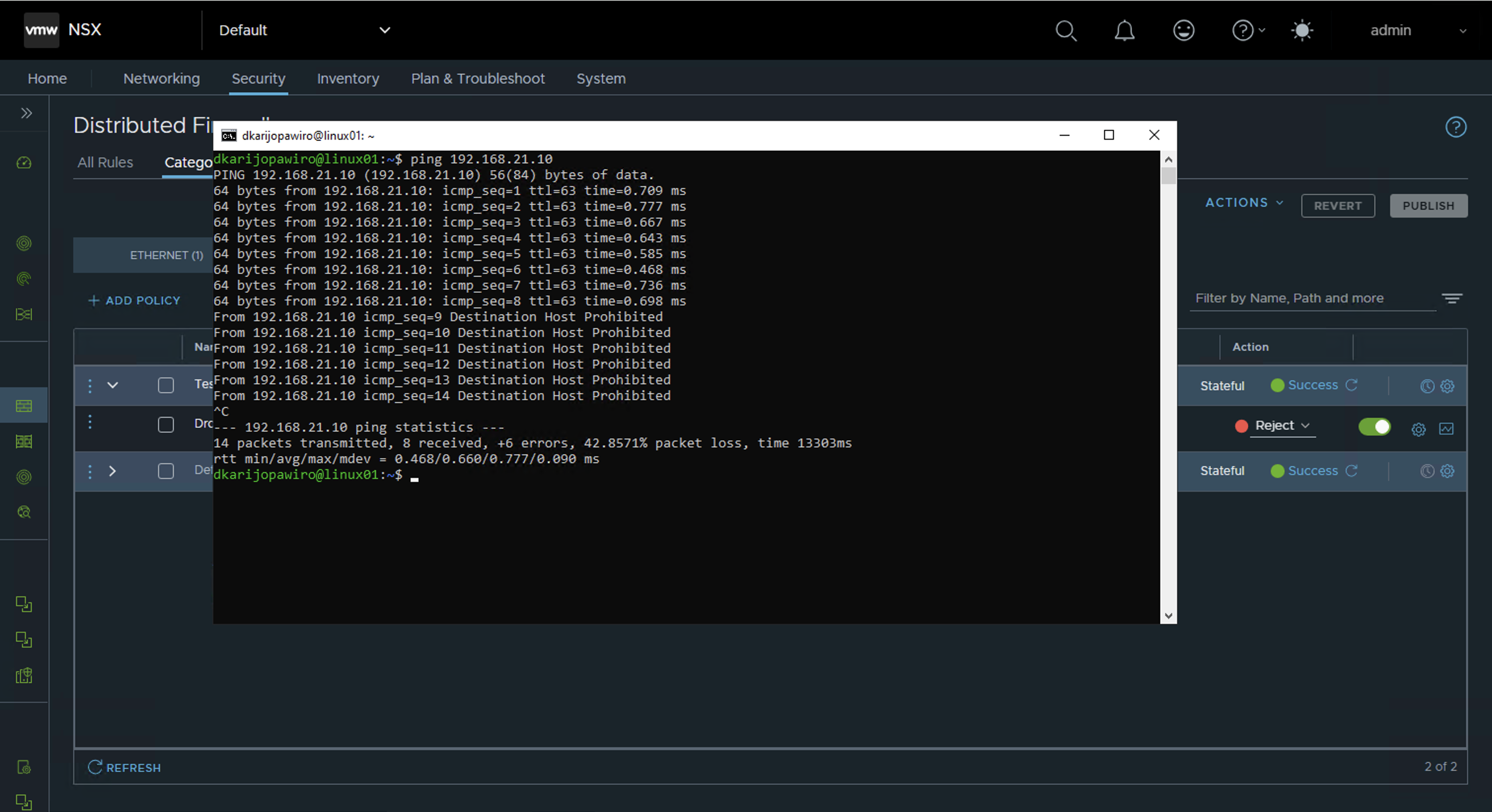 Secure Additional VLAN Backed VDS with NSX